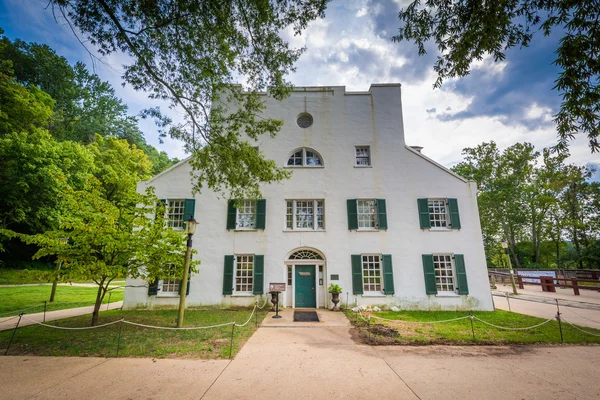 Great Falls Tavern Visitor Center, på Chesapeake & Ohio Cana — Stockfoto