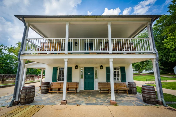 Great Falls Tavern Visitor Center, på Chesapeake & Ohio Cana — Stockfoto