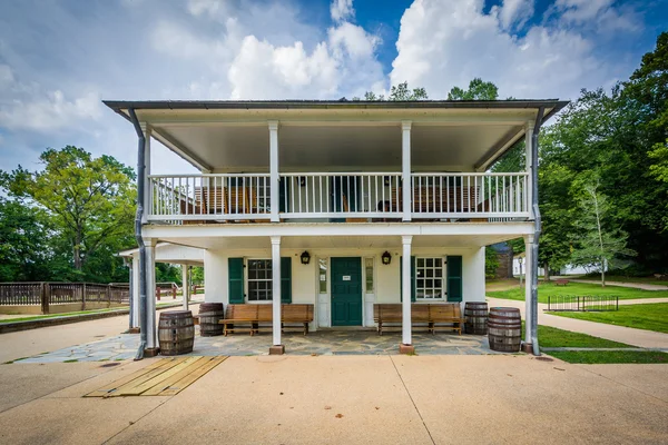 Great Falls Tavern Visitor Center, på Chesapeake & Ohio Cana — Stockfoto