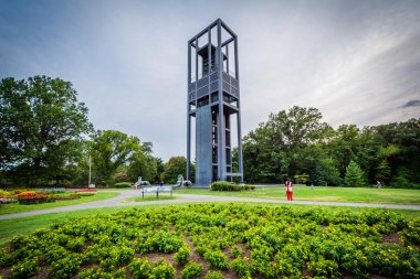 Bahçeleri ve Hollanda Carillon, Arlington, Virginia.