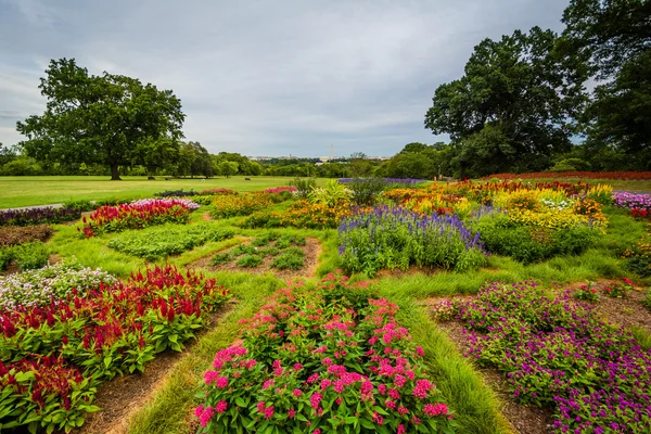 Jardines en los Países Bajos Carillon, en Arlington, Virginia . — Foto de Stock