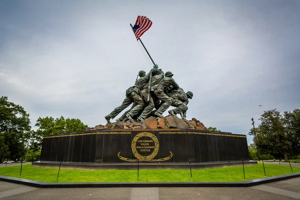 De Amerikaanse Marine Corps War Memorial in Arlington, Virginia. — Stockfoto