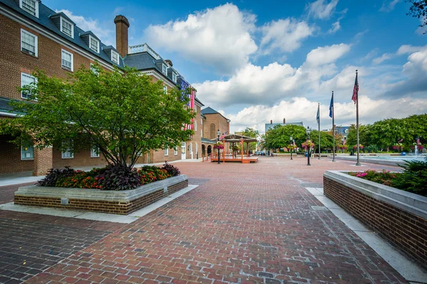 Market Square, in the Old Town of Alexandria, Virginia. — Stock Photo, Image