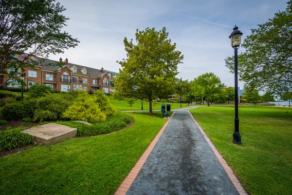 Path at Rivergate City Park, in Alexandria, Virginia. — Stock Photo, Image