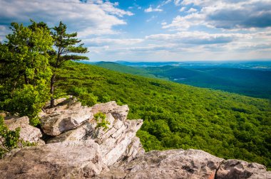 Annapolis kayalar, Güney Appalachian izi boyunca görünümünden 