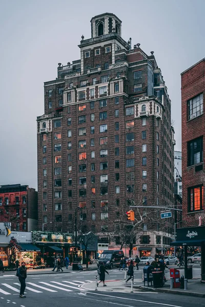 Arquitetura Histórica West Village Manhattan Nova York — Fotografia de Stock