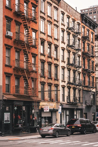 Historische Architectuur Langs Broome Street Lower East Side Manhattan New — Stockfoto