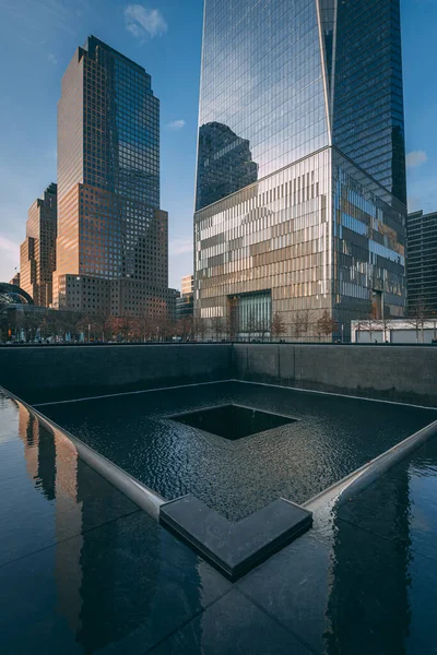 Moderne Architektur Und Das Denkmal Manhattan New York City — Stockfoto