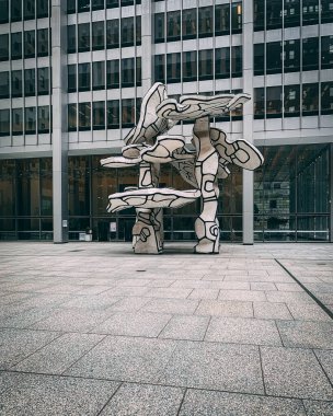 Dört Ağaçlı Heykel Grubu, Finansal Bölgede, Manhattan, New York