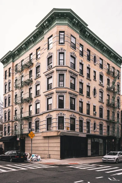 Aşağı Doğu Yakası Manhattan New York Tarihi Mimari — Stok fotoğraf