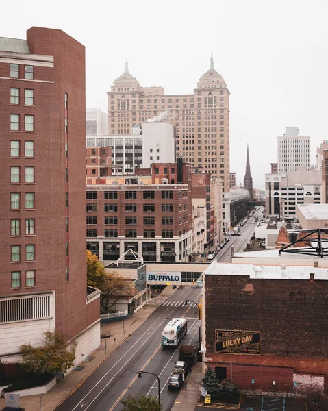 Cityscape View Downtown Buffalo New York — Stock Photo, Image