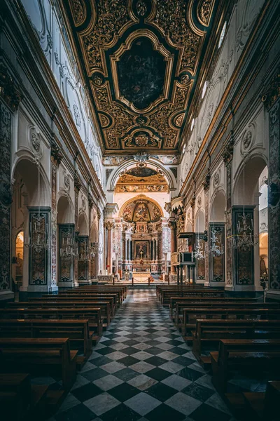 Duomo Amalfi Cathedral Interior Architecture Amalfi Campania Italy — Stock Photo, Image