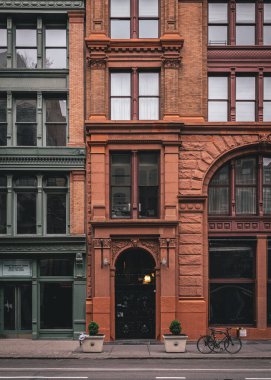 Broadway 'de mimarlık NoHo, Manhattan, New York' ta