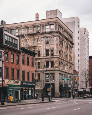 10. Cadde ve 6. Cadde 'nin köşesi, West Village, Manhattan, New York