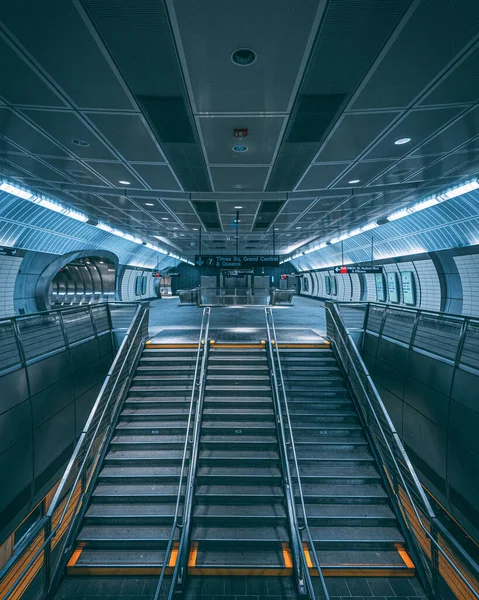 Estação Metro Hudson Yards Manhattan Nova Iorque — Fotografia de Stock