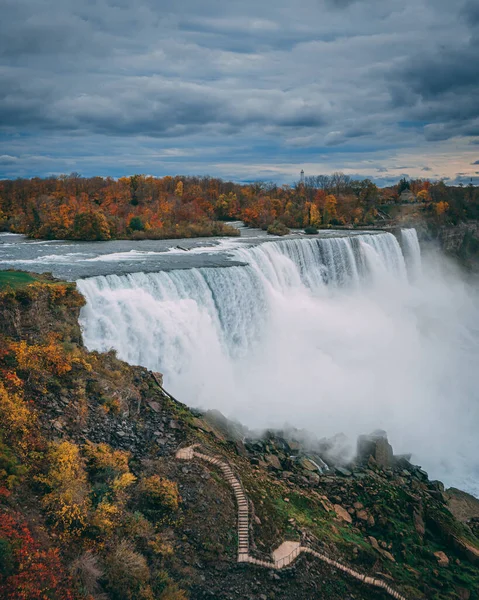 Niagara Şelalesi New York Taki American Falls Manzarası — Stok fotoğraf