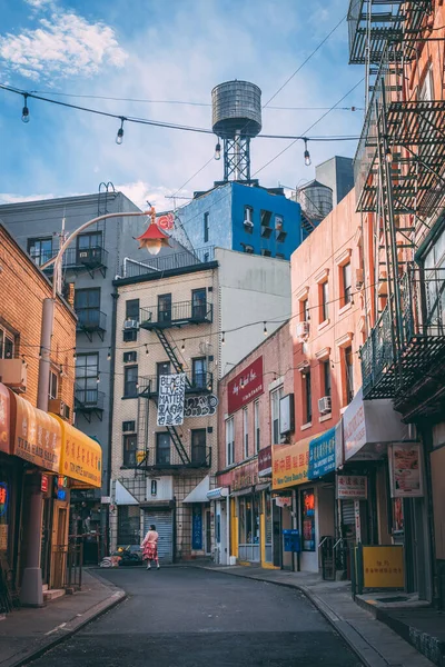 Doyers Street Chinatown Manhattan Nueva York — Foto de Stock