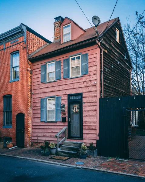 Una Casa Fells Point Baltimore Maryland — Foto de Stock