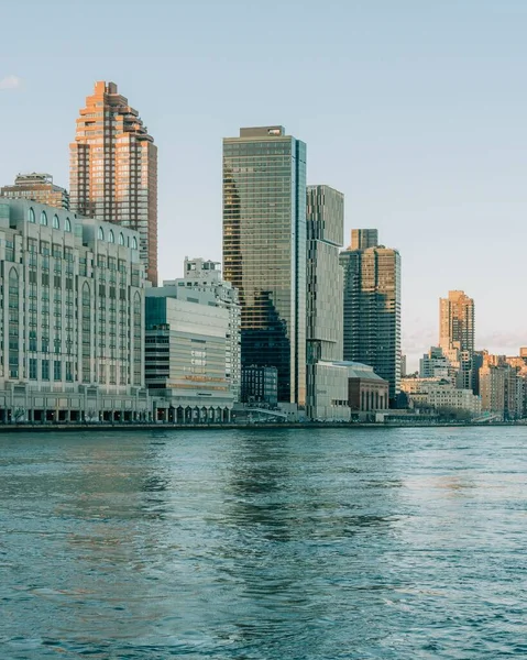 Buildings Upper East Side Roosevelt Island New York City — Stock Photo, Image