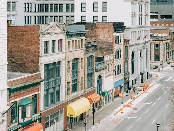 Vista Baltimore Street Centro Baltimore Maryland — Foto de Stock