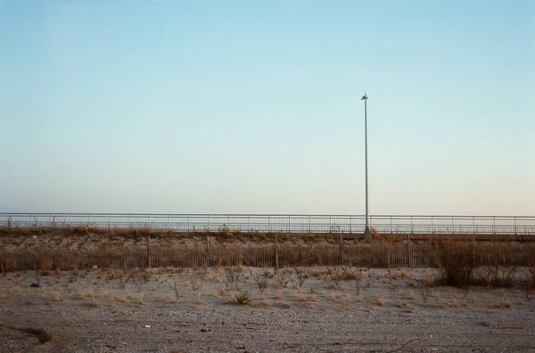 Procházka Pláži Rockaways Queens New York City — Stock fotografie