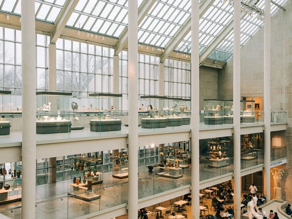 Metropolitan Művészeti Múzeum Belseje Manhattanben New Yorkban — Stock Fotó