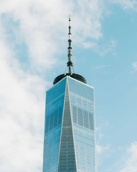 Closeup Άποψη Του World Trade Center Στο Μανχάταν Νέα Υόρκη — Φωτογραφία Αρχείου