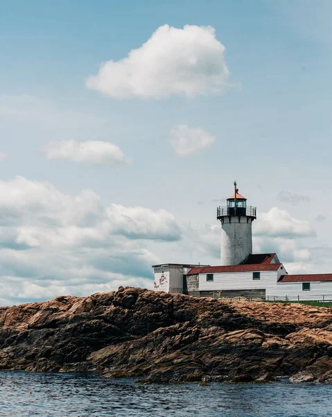 Eastern Point Lighthouse Gloucester Massachusetts — Stock fotografie