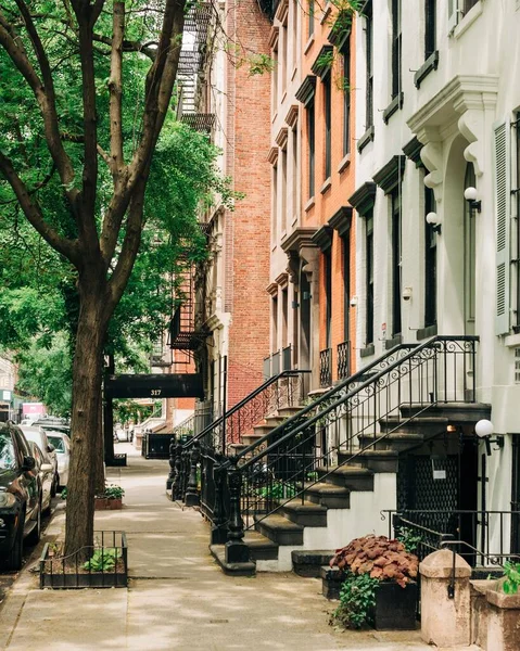 Brownstones Kvarteret Gramercy Park Manhattan New York — Stockfoto