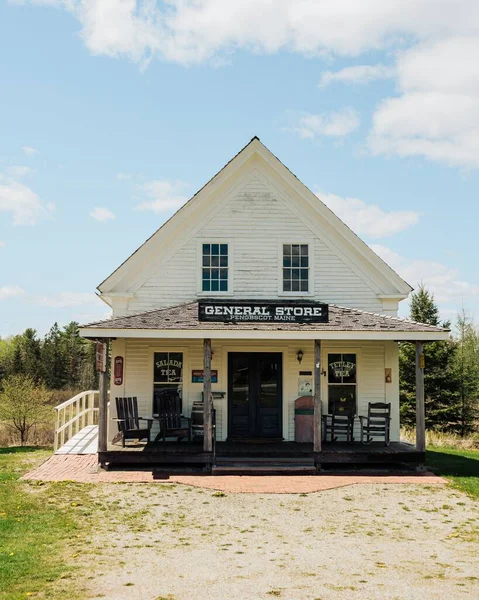 Historisk Butik Penobscot Maine — Stockfoto