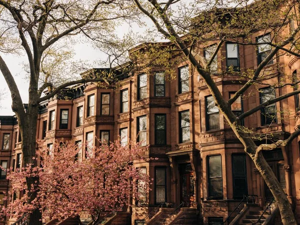 Brownstones Park Slope Brooklyn New York City — Stock Photo, Image