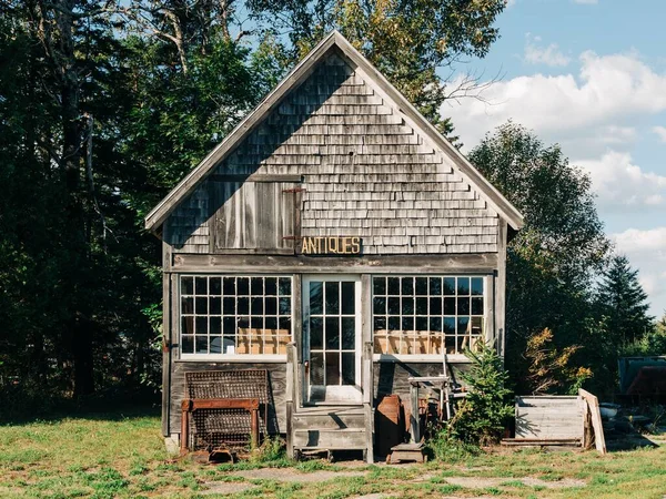 Una Vieja Tienda Antigüedades Maine — Foto de Stock