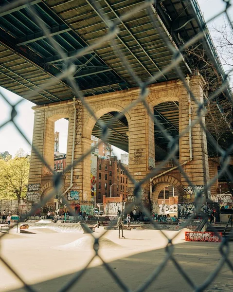 Les Coleman Skatepark Lower East Side Manhattan Nueva York — Foto de Stock