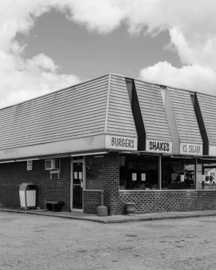 Bedford, Virginia 'da Burger, Shakes, Dondurma tabelası