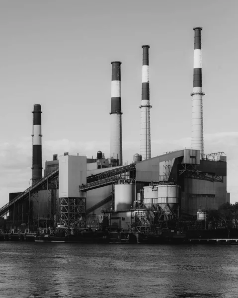 Ravenswood Generating Station Queens New York City — Stockfoto