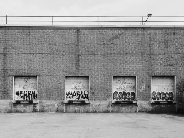 Loading Docks Industrial Area East Williamsburg Brooklyn New York City — Stock Photo, Image