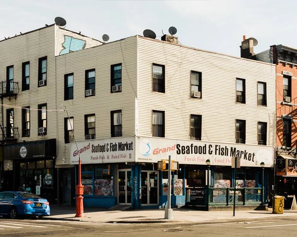 Seafood Market Williamsburg Brooklyn New York — Stock Photo, Image