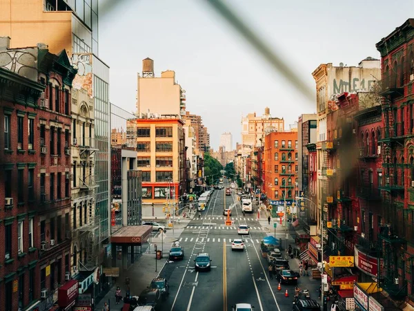 Vista Lower East Side Partir Ponte Manhattan Nova Iorque — Fotografia de Stock