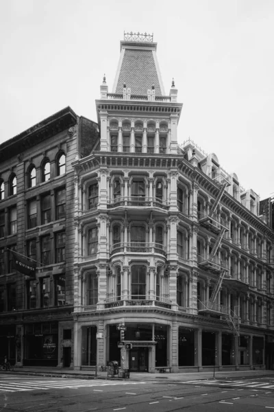 Broadway Caddelerin Kesiştiği Yerde Mimarlık Flatiron Bölgesi Manhattan New York — Stok fotoğraf