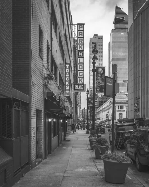 Park Lock Parkeergaragebord Midtown Manhattan New York City — Stockfoto