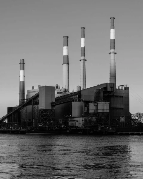 Ravenswood Generating Station Queens New York City — Stockfoto