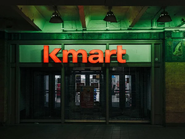 Kmart Sign Astor Place Subway Station East Village Manhattan New — Stock Photo, Image