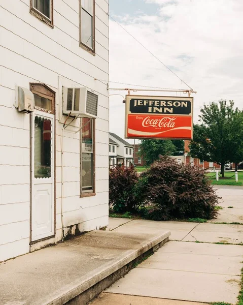 Firma Del Jefferson Inn Jefferson York County Pennsylvania — Foto de Stock