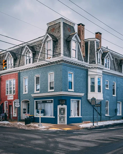 Chambersburg Pennsylvania Renkli Boyalı Evler — Stok fotoğraf