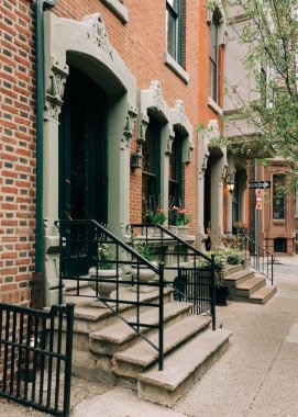 Philadelphia, Pennsylvania 'da tuğla evler