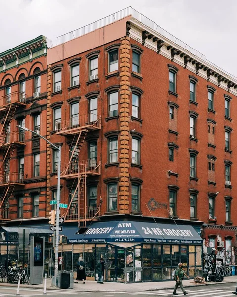 Épicerie Heures Sur Dans East Village New York — Photo