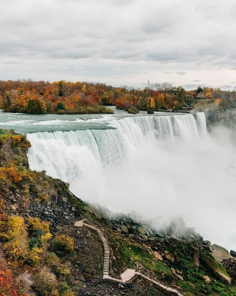 Hösten Vid Niagarafallen Västra New York — Stockfoto