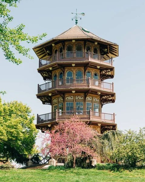 Patterson Park Pagoda Baltimore Maryland — Stockfoto