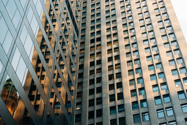 Arquitectura Distrito Financiero Manhattan Nueva York — Foto de Stock