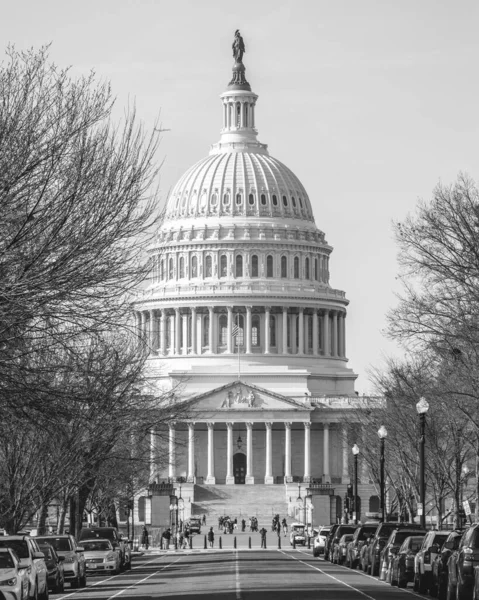 Capitol Street Estados Unidos Capitólio Washington — Fotografia de Stock